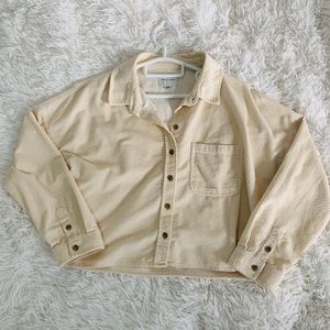 SOLD- Long sleeve corduroy top